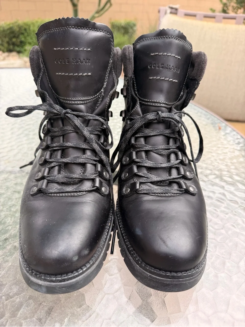 Cole Haan Zerogrand Men's Hiking Boots | Black Leather | 9.5
